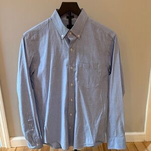J. Crew Slim Untucked Light Blue Casual Button Down Shirt